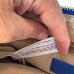 Chico's  Royal Blue Half Moon Bag‎ Gold Chain Strap Trendy Shoulder Bag Purse Photo 6