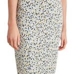 Anthropologie  Maeve Jacquard Leopard Print Skirt Size Small Photo 0
