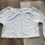 Wildfox Tilda cropped sweater In Light Blue Photo 1