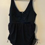Cacique Swim by  Women’s Size 28 NWT One piece swimsuit. Black Photo 0