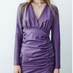 ZARA  vegan leather mini dress NEW Photo 0