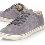 UGG  Tomi Pewter Gray Suede Sneaker Photo 0