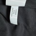 J.Crew  Ruched V-neck‎ top in stretch cotton blend Black M NWT Photo 4