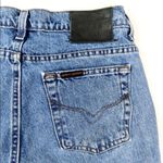 1990s Vintage Harley Davidson Straight Leg High Rise Jeans Retro Size 10P 30" Blue Photo 7