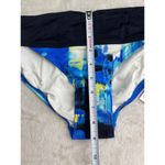 Calvin Klein Women's Bikini Bottom Size Small Wide Waist Band Black Blue Logo Photo 6