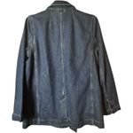 Madewell  Double Breasted Denim Blazer Jacket Blue Wash Sz S NWT Photo 4