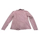 Mote Women's Drape Front Jacket Pink Size S Asymmetrical Zip Casual Photo 8