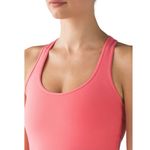 Lululemon  Women 2‎ Cool Racerback Pink Lemonade Stretchy Tank Top Hot Pink Photo 4