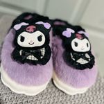 Sanrio New  KUROMI size 7 BLACK PURPLE COLOR SO SOFT Photo 1