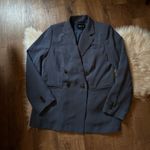 Madewell  The Rosedale Blazer In Crepe Nighttime Photo 5