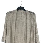 Bethany Mota  Women's Size Medium Cream Open Knit‎ Cardigan Sweater Photo 1