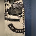 Affliction Women’s White & Black Raquel Womens Bleached Jeans Size 28 Photo 10