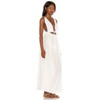 Tularosa  Revolve White Flowy Cotton Fia Maxi Eyelet Cutout Casual Dress XS Photo 1