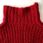 Abound New  Mock Neck Sweater Cozy Knit Pullover Red Tango Photo 7