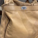 Banana Republic  Elegant Tan Leather Tote Bag Photo 4