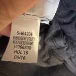 Gap  Moonless Gray Sequin Utility Jacket | Beaded Cargo Military Coat Small NWT Photo 7