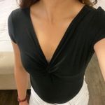 Black short sleeve bodysuit Photo 2