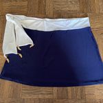 Swim Bathing Suit Blue & White Cover Up Skirt Photo 1