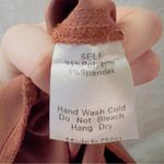 All Row Women's Size Small Sleeveless Deep V Neck Wide Leg Cropped Jumpsuit Orange Photo 5