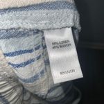 Juniper & Lime Blue Striped Linen Blend Drawstring Elastic Waist Pockets Pants M Size M Photo 8
