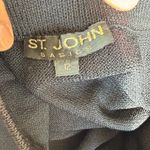 St. John  Black straight stretch Pencil Skirt wool size 12 Photo 3