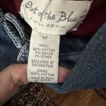 Out Of The Blue J Jill Patchwork Velvet Tapestry Denim Jean Mixed Media Jacket M Size M Photo 2