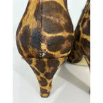 INC  womens size 7M‎ pony hair leopard animal print heel boot booties Photo 6