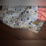 FRNCH  brocade cream duo chrome high waisted shorts party festive fall casual $99 Photo 2