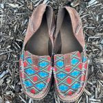 Ariat Cruiser Shoe - Saddle Tan Suede/Aztec Print 10019890 Size 8B Photo 2