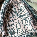 Xhilaration  Triangle Pink and Green Boho Bikini Top Sz S Photo 3