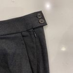 Eileen Fisher  Wool Blend Gray Pleated‎ Trousers Dress Pants Size 8 Photo 5