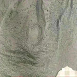 Democracy  Womens Short Sleeve Round Neck Embroidered Eyelet Woven Top Black Sz M Photo 9