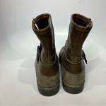 Ecco leather boots moto boots size 39 Brown Photo 4