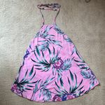 Show Me Your Mumu pink floral tie halter top short dress women size xs tropical Photo 0