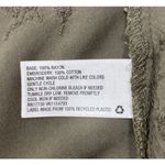 Knox Rose Embroidered Rayon Open Front Jacket Womens L Olive Green Boho Chic Earthy Photo 5