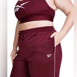 Reebok Women's Tricot Maroon Joggers Photo 1