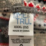 Time And Tru  Womens Leggings Size XXL 22 Christmas Theme Fleeced Lining NWOT Photo 3