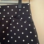 Versona  Black and White Polka Dot Straight Leg Pants Photo 3