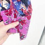 Free People Women Viscose Brunch A Bunch Floral Peplum Oversized Tunic Top XS Photo 4