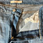 Levi's Levi’s 726 Flare Light Wash Distressed Jean Size 34 * Hemmed Inseam Photo 2