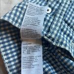 Madewell  Stretch Straight Mini Skirt Blue Gingham: Raw-Hemmed Edition - 27 Photo 7