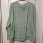 Ideology  Womens T-Shirt Plus Size 3X Mint Green Long Sleeve Crew Neck‎ NWT Photo 4