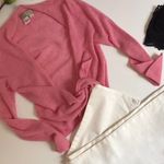 The Territory Ahead Pink Cashmere Cardigan Photo 2