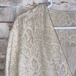 Anthropologie  Cloth & Stone Beige Snake Print Tencel Linen Romper Size XL Photo 3