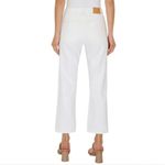 Avec Les Filles  Womens 29 Crop Straight Jeans White Denim Pants Capri Photo 8
