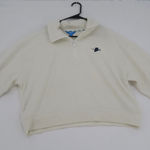 Prince Pickleball Quarter Zip Sweatshirt Cropped Pullover Long Sleeve Women XXL White Photo 0