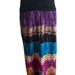 Angie bohemian hippie purple blue Tie Dye Maxi Skirt size Small/Medium Photo 1
