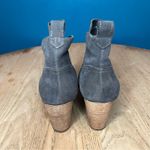 Blondo  Irving Waterproof Wedge Heeled Bootie Gray Suede Women Size 10 Photo 2