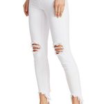 L'Agence L’Agence Jeans White High Line High Rise Distressed Stretch Skinny Jean Size 24 Photo 6