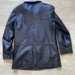 Colebrook 100% Leather Soft Black‎ Jacket Size M Full Zip Fully Lined Mid Length Black Size M Photo 7